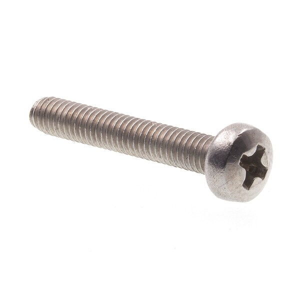 Prime-Line Machine Screw Metric Pan Head Phil Drive M2.5-0.45 X 16MM A2-70 Stnl Steel 10PK 9130870 - main
